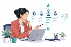 Hiring manager using assisted ranking to review candidate applications