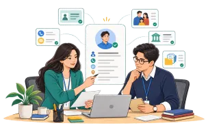 Complete employee master illustration
