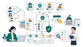 Payroll tax and statutory compliance workflow