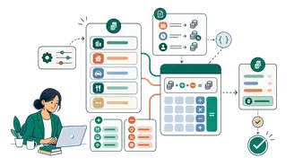 Payroll rule builder for earnings, allowances and deductions